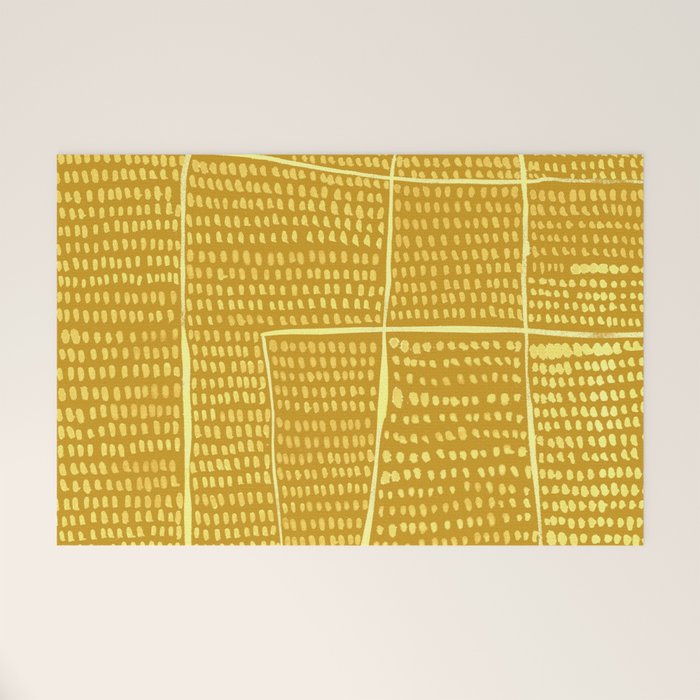 Categorize Print in Yellow Welcome Mat Gallery Image 1