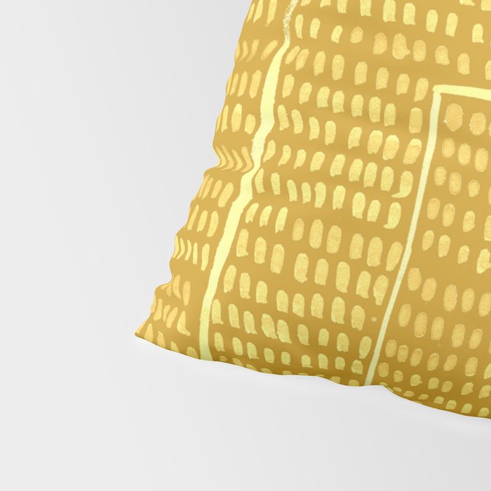 Categorize Print in Yellow Pillow Sham Gallery Image 4