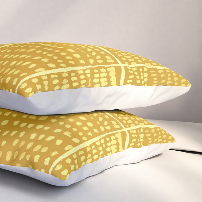 Categorize Print in Yellow Pillow Sham Gallery Image 3
