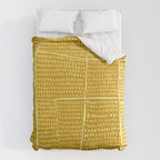 Categorize Print in Yellow Duvet Cover Gallery Image 6