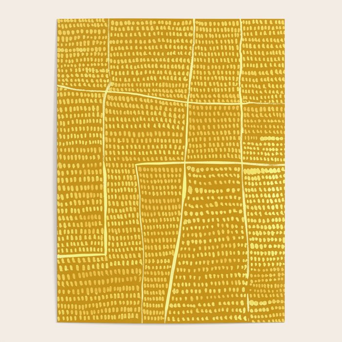 Categorize Print in Yellow Poster Gallery Image 1