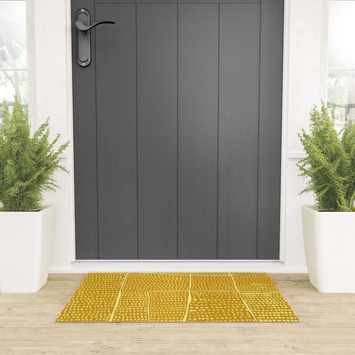 Categorize Print in Yellow Welcome Mat Gallery Image 3