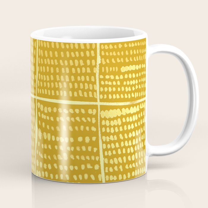 Categorize Print in Yellow Coffee Mug Gallery Image 1