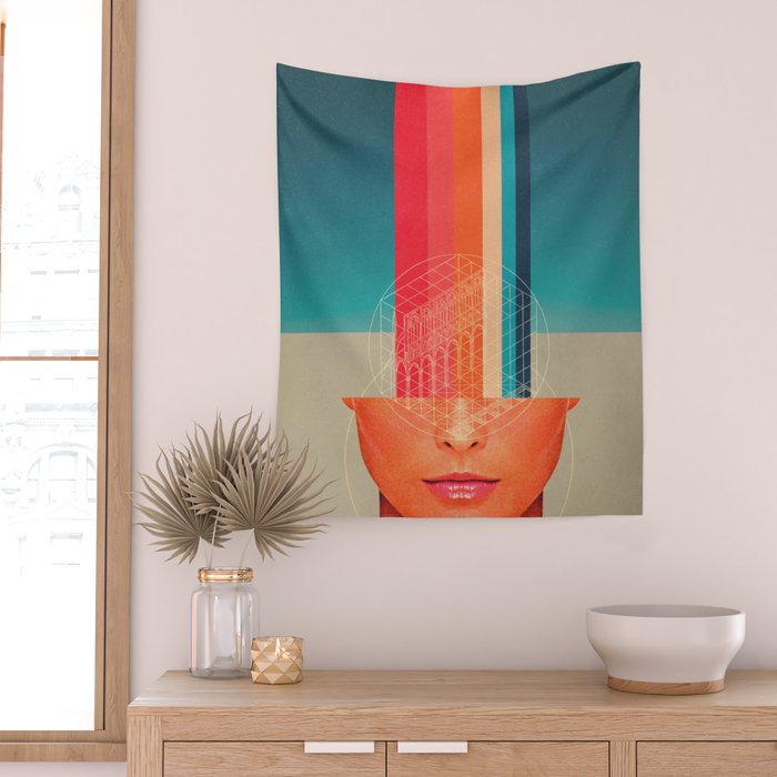 MindGeometry Wall Tapestry Gallery Image 2