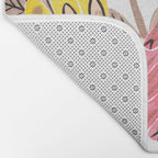 Little Birdy on a Log Bath Mat Gallery Image 2