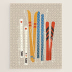 Ski Illustration Jigsaw Puzzle Gallery Image 1
