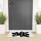 Radioactive Ink White Background Welcome Mat Gallery Image 3