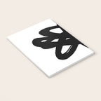 Radioactive Ink White Background Notebook Gallery Image 3