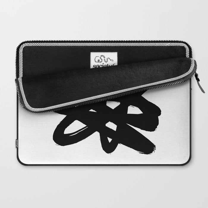 Radioactive Ink White Background Laptop Sleeve Gallery Image 2