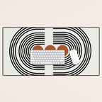 mid-century arch  Desk Mat Gallery Image 1