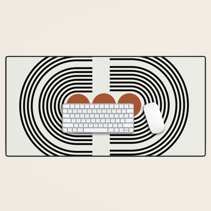 mid-century arch  Desk Mat Gallery Image 1