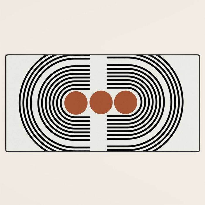 mid-century arch  Desk Mat Gallery Image 3