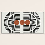 mid-century arch  Desk Mat Gallery Image 3