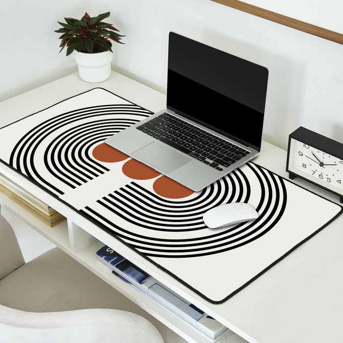mid-century arch  Desk Mat Gallery Image 2