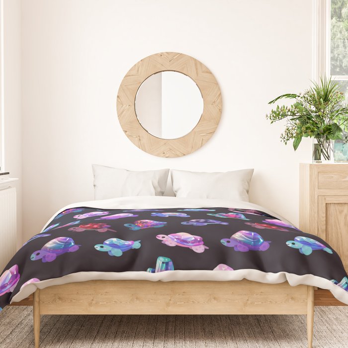 Jewel turtle Duvet Cover Gallery Image 3
