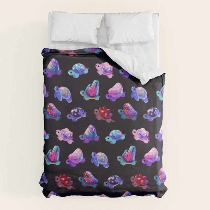 Jewel turtle Duvet Cover Gallery Image 6