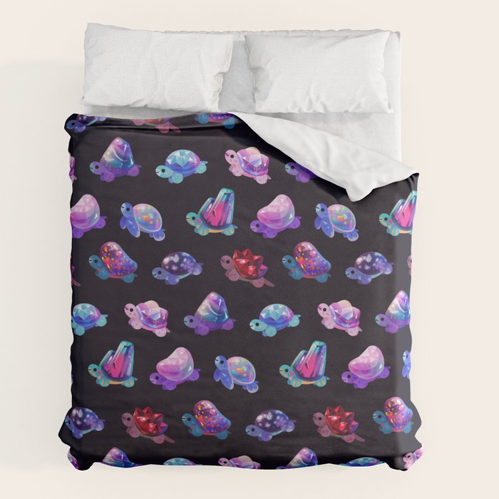 Jewel turtle Duvet Cover Gallery Image 2