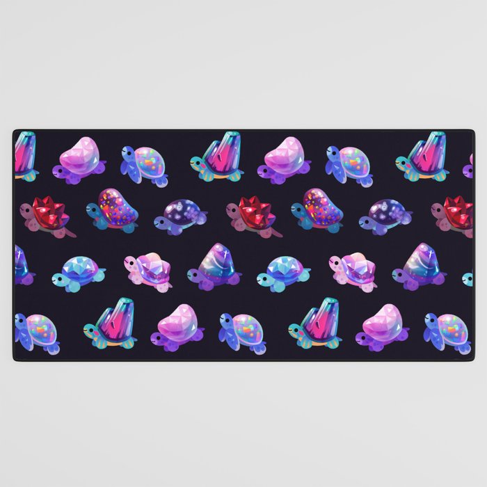 Jewel turtle Desk Mat Gallery Image 3