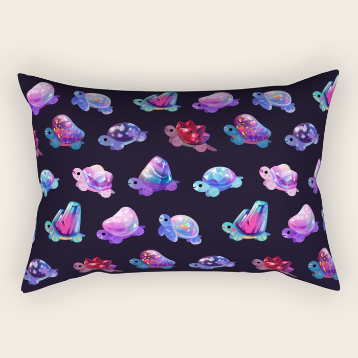 Jewel turtle Rectangular Pillow Gallery Image 1