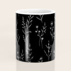 New Black Wildflowers Coffee Mug Gallery Image 4