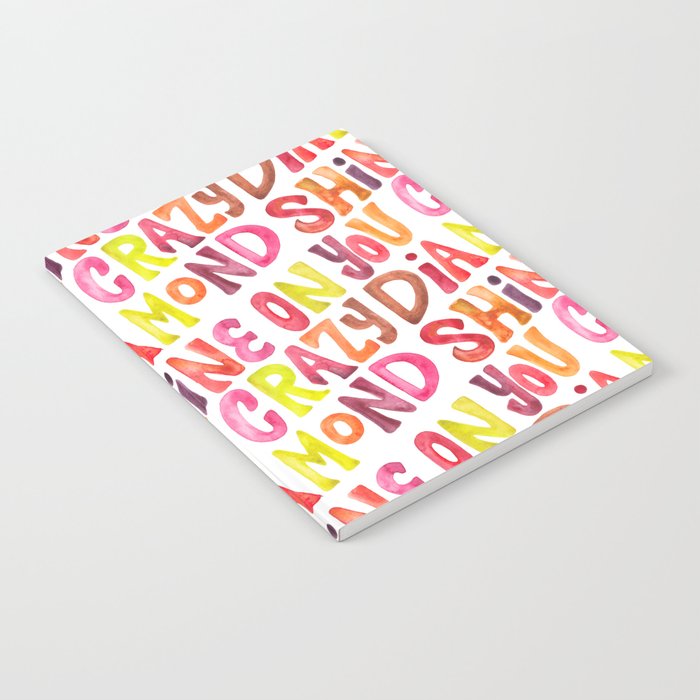 Shine On You Crazy Diamond - Rainbow Palette Notebook Gallery Image 2