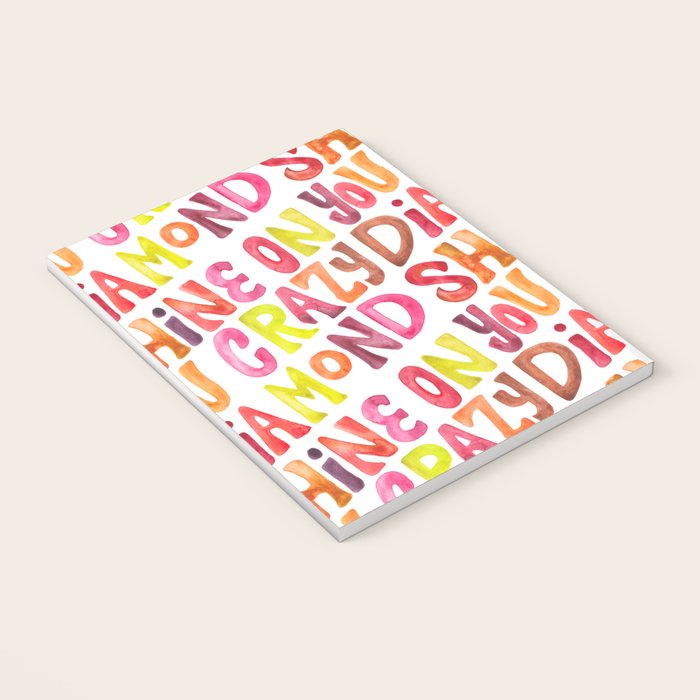 Shine On You Crazy Diamond - Rainbow Palette Notebook Gallery Image 3