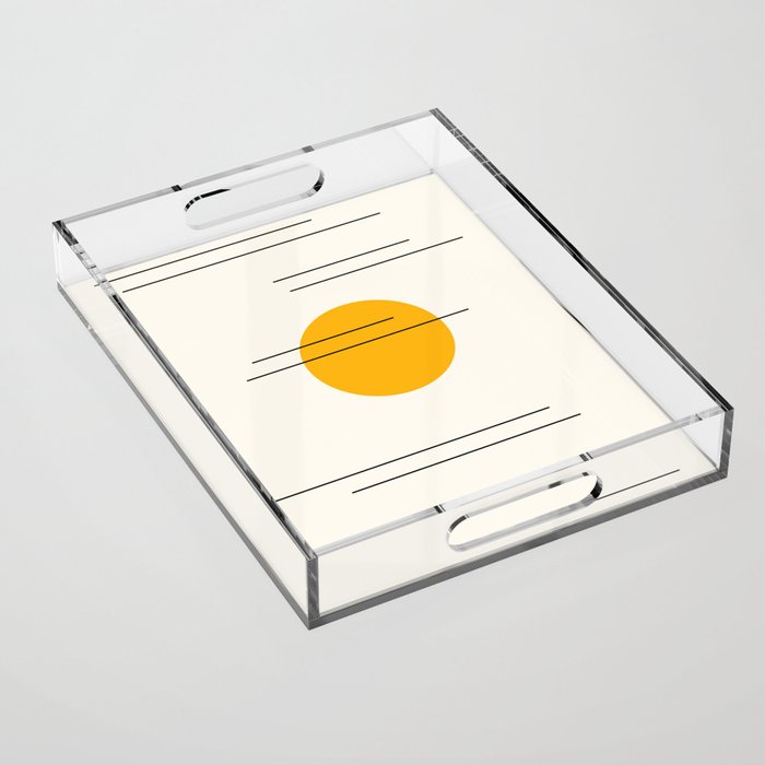 Minimal Sky Abstract XV Acrylic Tray Gallery Image 1