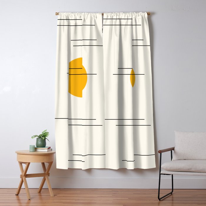 Minimal Sky Abstract XV Window Curtain Gallery Image 1