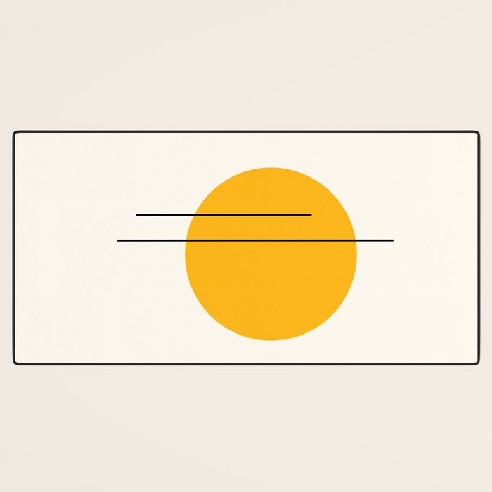 Minimal Sky Abstract XV Desk Mat Gallery Image 3