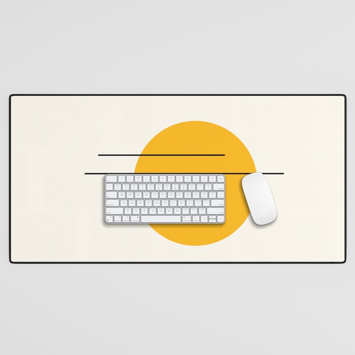 Minimal Sky Abstract XV Desk Mat Gallery Image 1