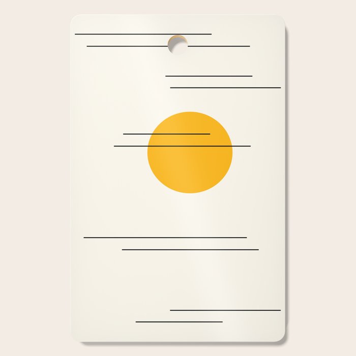 Minimal Sky Abstract XV Cutting Board Gallery Image 1