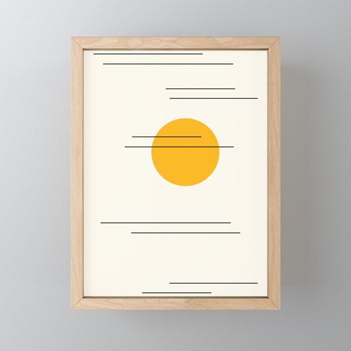 Minimal Sky Abstract XV Mini Art Print Gallery Image 1