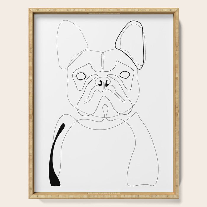 French Bulldog Serving Tray Gallery Image 1