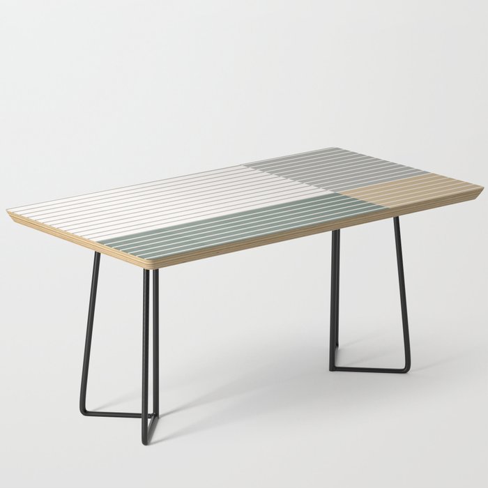 Color Block Line Abstract LXXX Coffee Table Gallery Image 1
