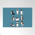 Penguin Yoga Welcome Mat Gallery Image 1