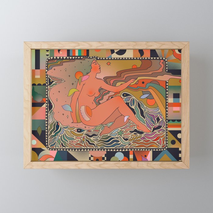 Dip Your Hands In The Sky Mini Art Print Gallery Image 1