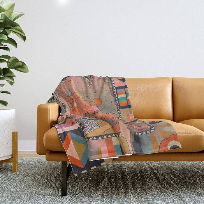Dip Your Hands In The Sky Throw Blanket Gallery Image 1