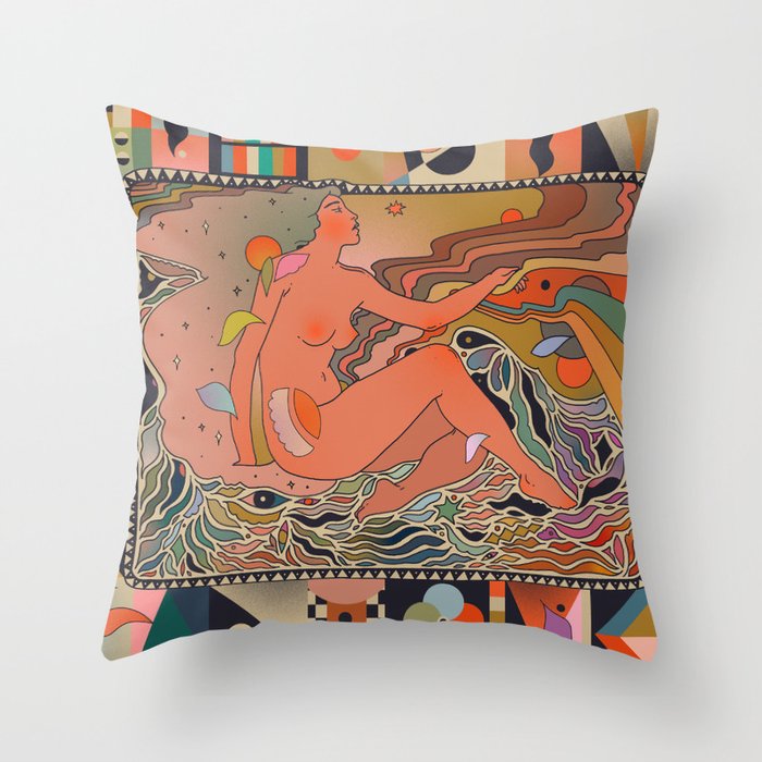 Dip Your Hands In The Sky Throw Pillow Gallery Image 6