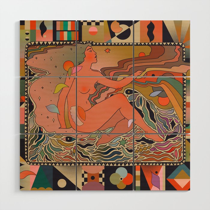 Dip Your Hands In The Sky Wood Wall Art Gallery Image 1