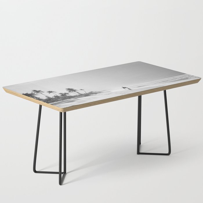 Back and white surf beach photo Coffee Table Gallery Image 1