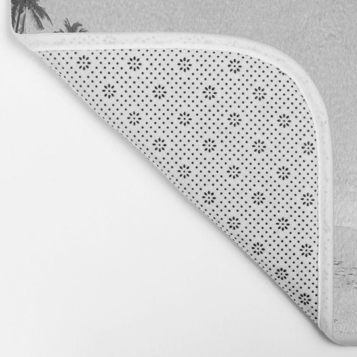Back and white surf beach photo Bath Mat Gallery Image 2