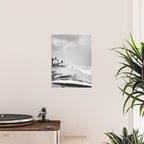 Back and white surf beach photo Poster Gallery Image 2