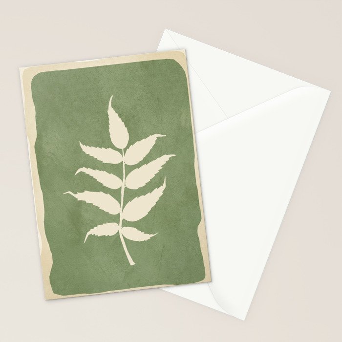 Leaf Design 19 Stationery Card Gallery Image 2