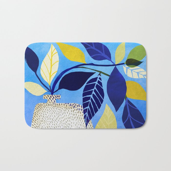 Whimsical Ivy Houseplant Bath Mat Gallery Image 1