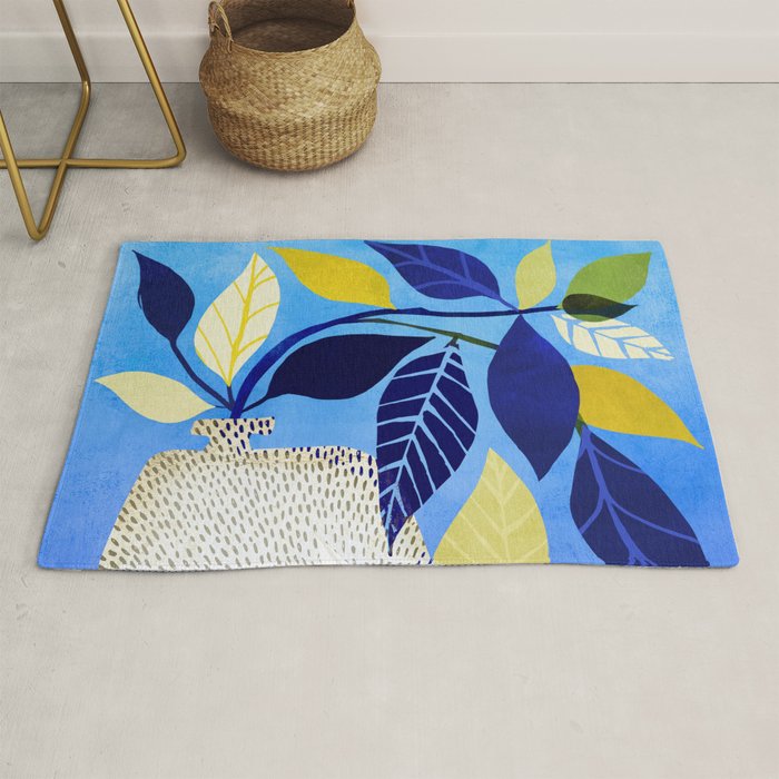 Whimsical Ivy Houseplant Rug Gallery Image 1