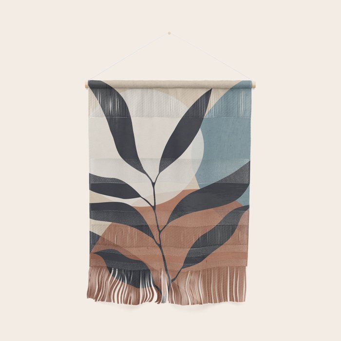 Abstract Art Tropical Leaf Wall Hanging Gallery Image 1