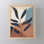 Abstract Art Tropical Leaf Mini Art Print Gallery Image 1