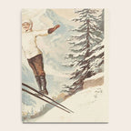Chamonix Mont Blanc Vintage Ski Poster Notebook Gallery Image 4