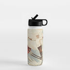 Chamonix Mont Blanc Vintage Ski Poster Water Bottle Gallery Image 1