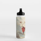 Chamonix Mont Blanc Vintage Ski Poster Water Bottle Gallery Image 3